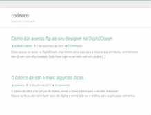 Tablet Screenshot of codexico.com.br